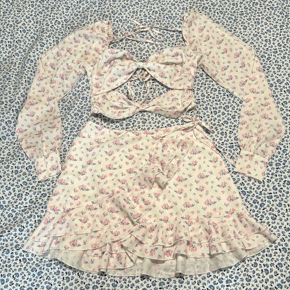 Tiger Mist Iva + Francoise Floral Skirt Set - Picture 2 of 10